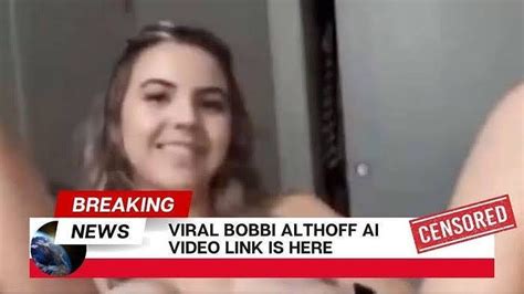 bobbi althoff leaks|Bobbi Althoff Leaked Video